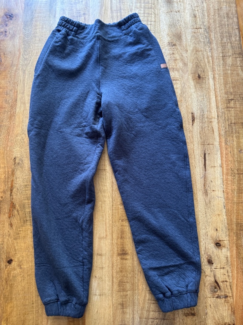 Lunya WOMENS Navy blue sweatpants Joggers soft Pima cotton blend XS NEW NWT